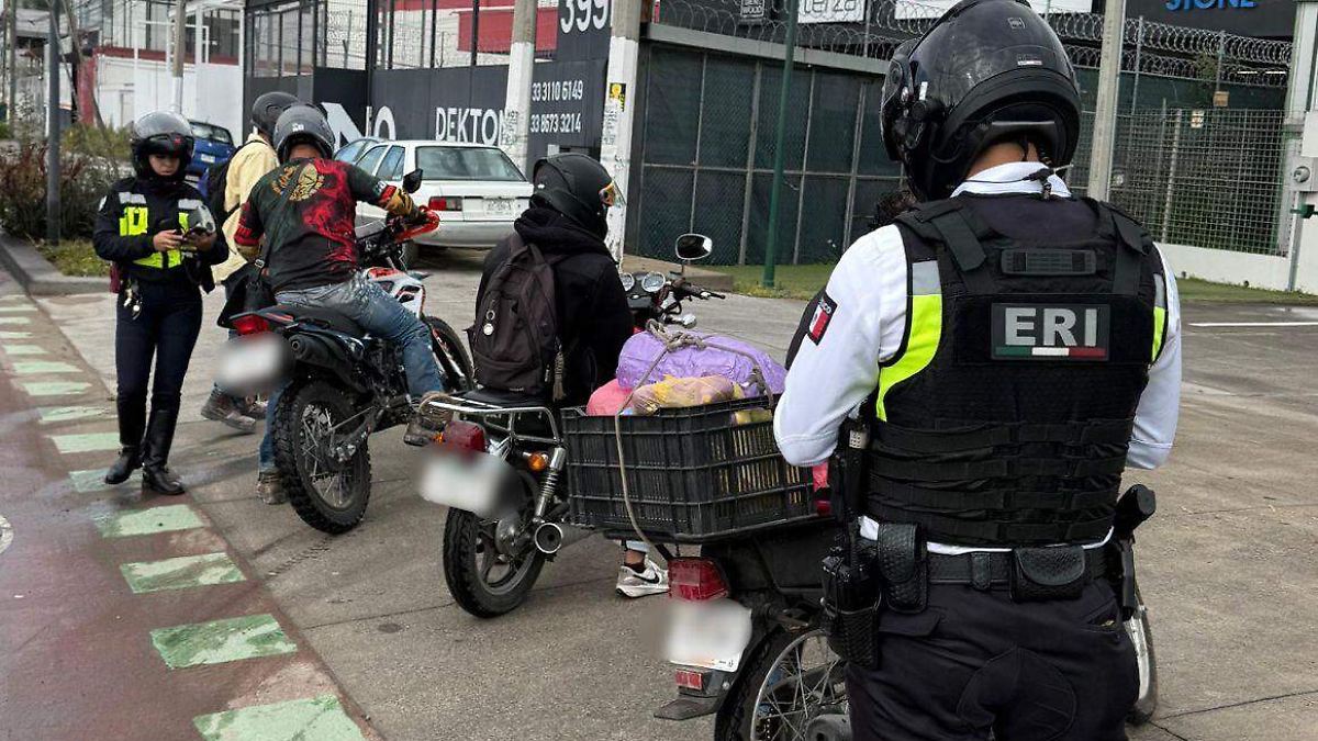 Policía Vial asegura casi cinco mil motocicletas en Jalisco por incumplimiento a la ley