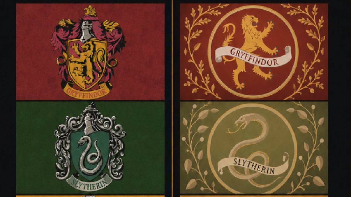 Polémica en el mundo mágico: Fans de Harry Potter rechazan los nuevos escudos de las casas de Hogwarts