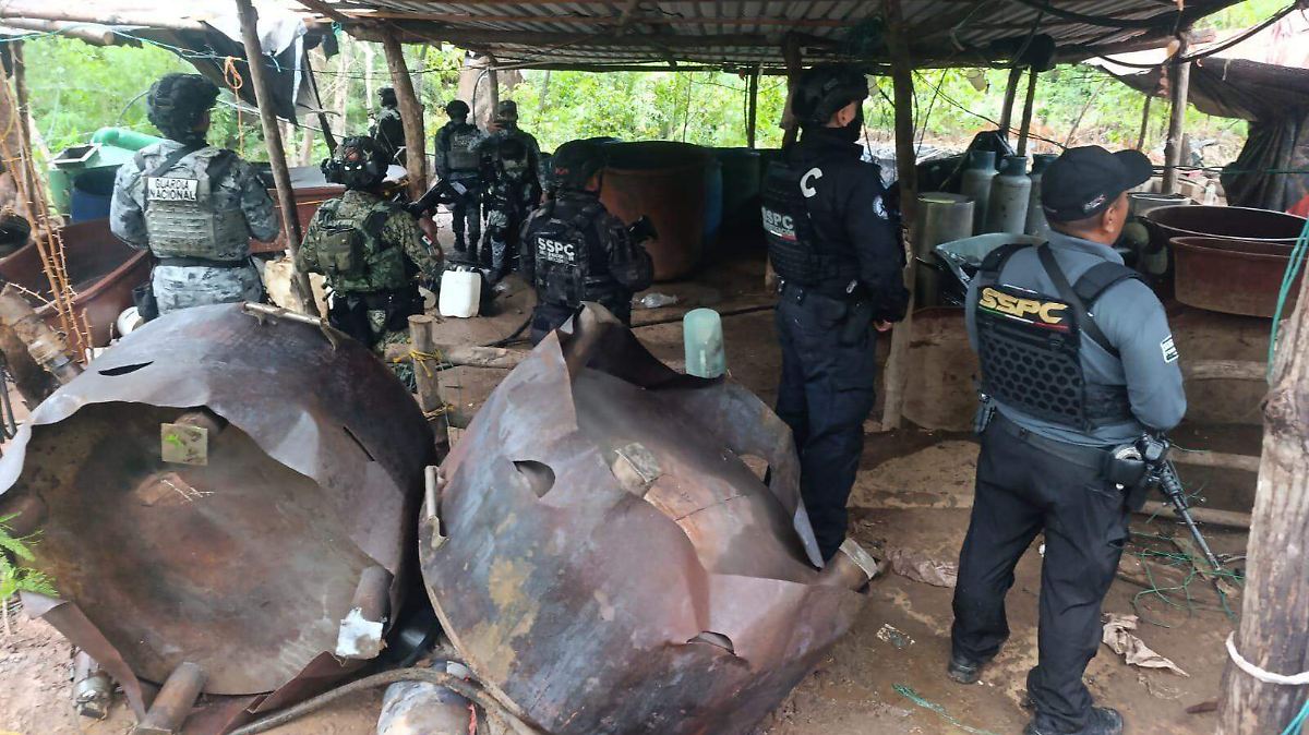Desmantelan tres laboratorios de drogas en Guerrero con apoyo de inteligencia estadounidense