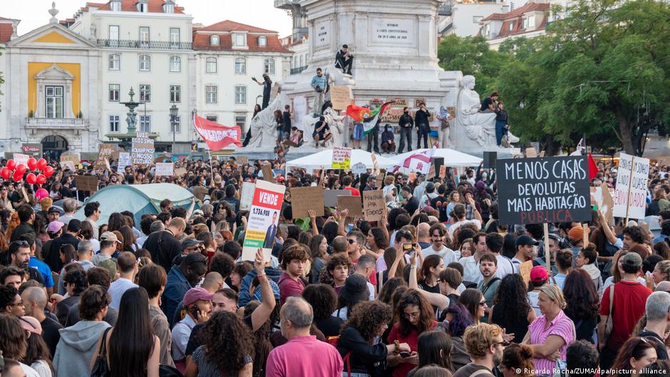 Protestas por la crisis de vivienda se intensifican en Portugal
