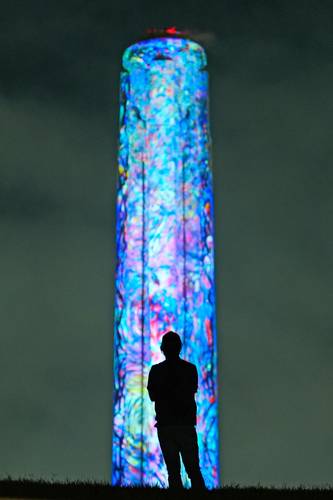 El Museo y Monumento Nacional de la Primera Guerra Mundial celebra su centenario con una instalación lumínica