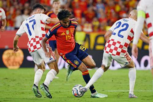 Lamine Yamal brilla en la goleada de España sobre Croacia en la Liga de Naciones