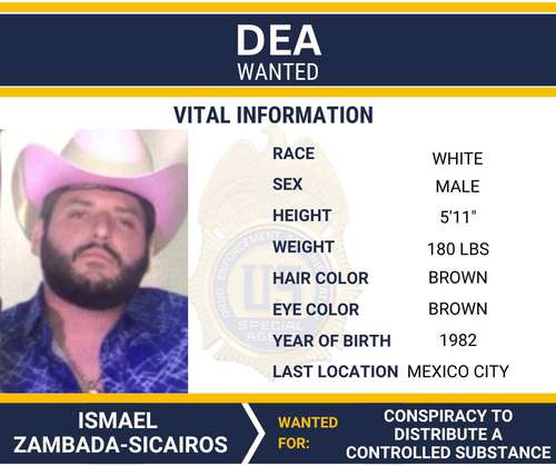 DEA actualiza ficha de búsqueda de Ismael Zambada Sicairos, 'El Mayito Flaco'